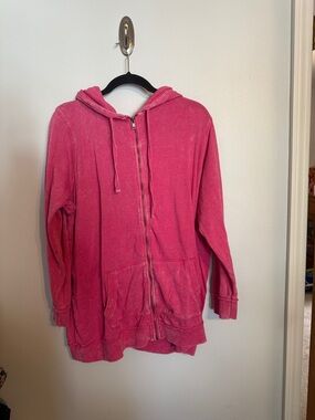 Torrid Classic Pink Zip-Up Hoodie - 3X